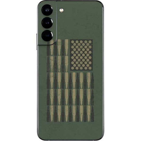 Bullet American Flag Galaxy S22 Plus Skin